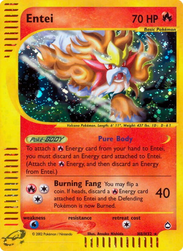 Entei [ECARD2-H8]