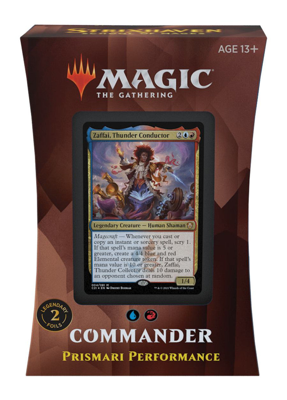 Strixhaven: School of Mages Commander Decks - Prismari Performance