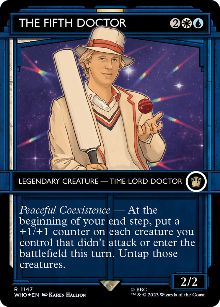 The Fifth Doctor - Borderless - Showcase - Surge Foil [WHO-1147]