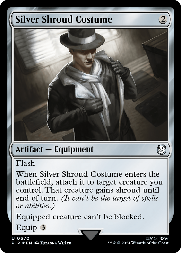 Silver Shroud Costume - Surge Foil [PIP-670]