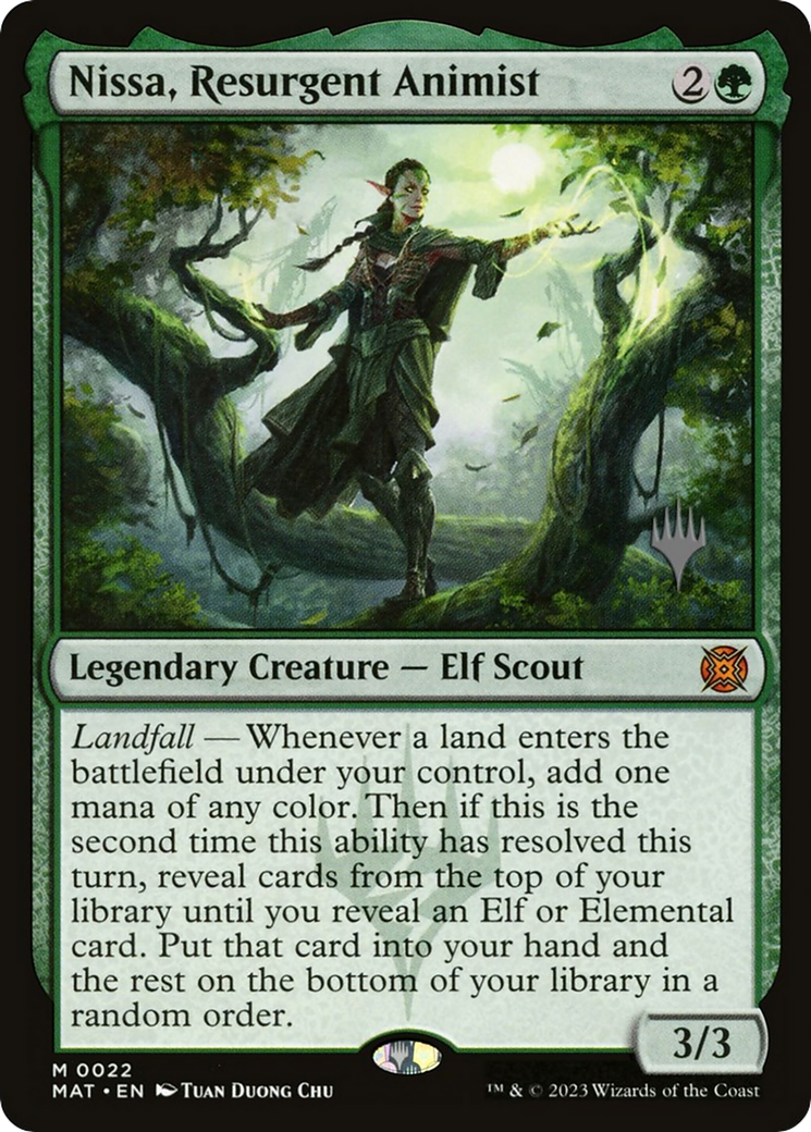 Nissa, Resurgent Animist - Promo [PMAT-22p]