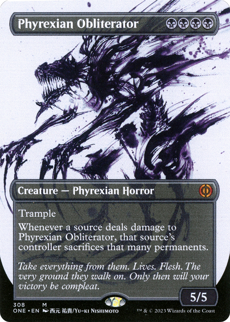 Phyrexian Obliterator - Borderless - Showcase [ONE-308]