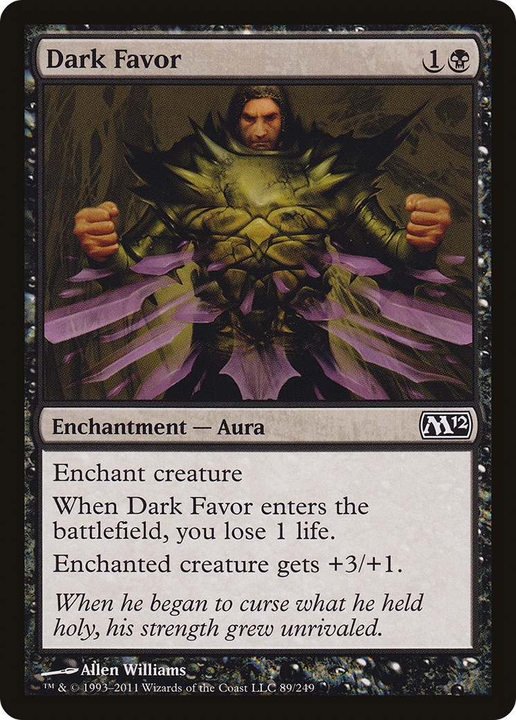 Dark Favor [M12-89]