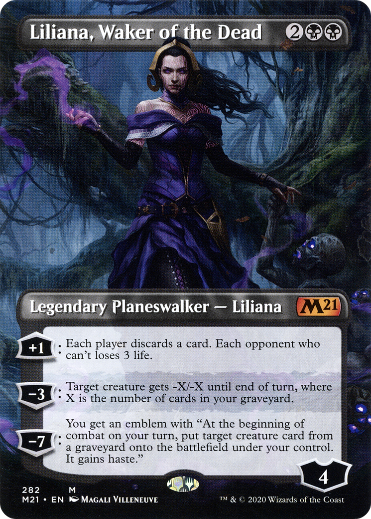 Liliana, Waker of the Dead - Borderless [M21-282]