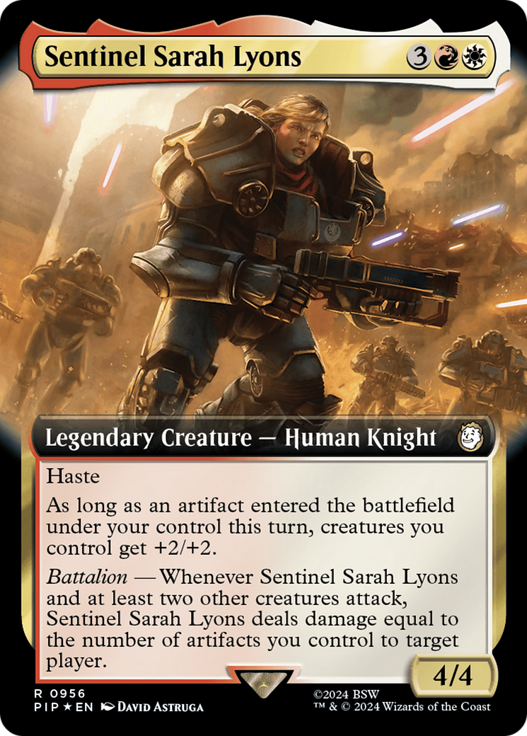 Sentinel Sarah Lyons - Extended Art - Surge Foil [PIP-956]