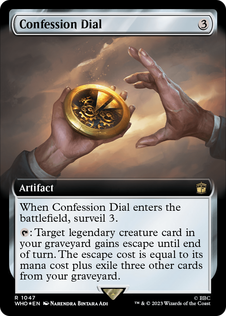 Confession Dial - Extended Art - Surge Foil [WHO-1047]