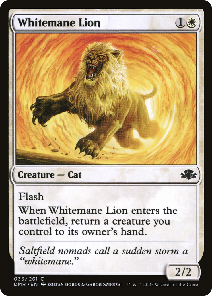 Whitemane Lion [DMR-35]