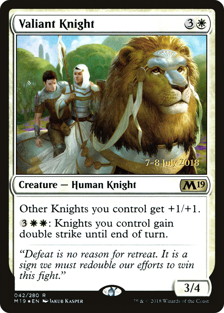 Valiant Knight - Prerelease Promo [PM19-42s]