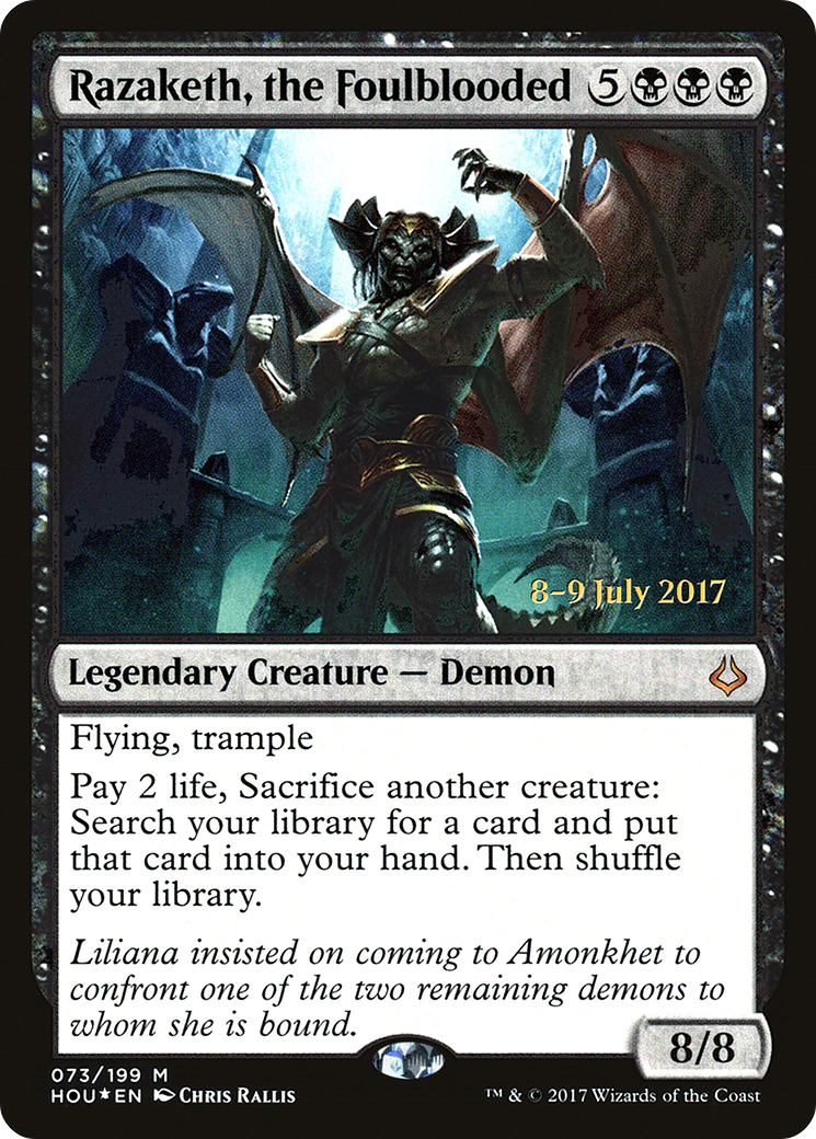 Razaketh, the Foulblooded - Prerelease Promo [PHOU-73s]