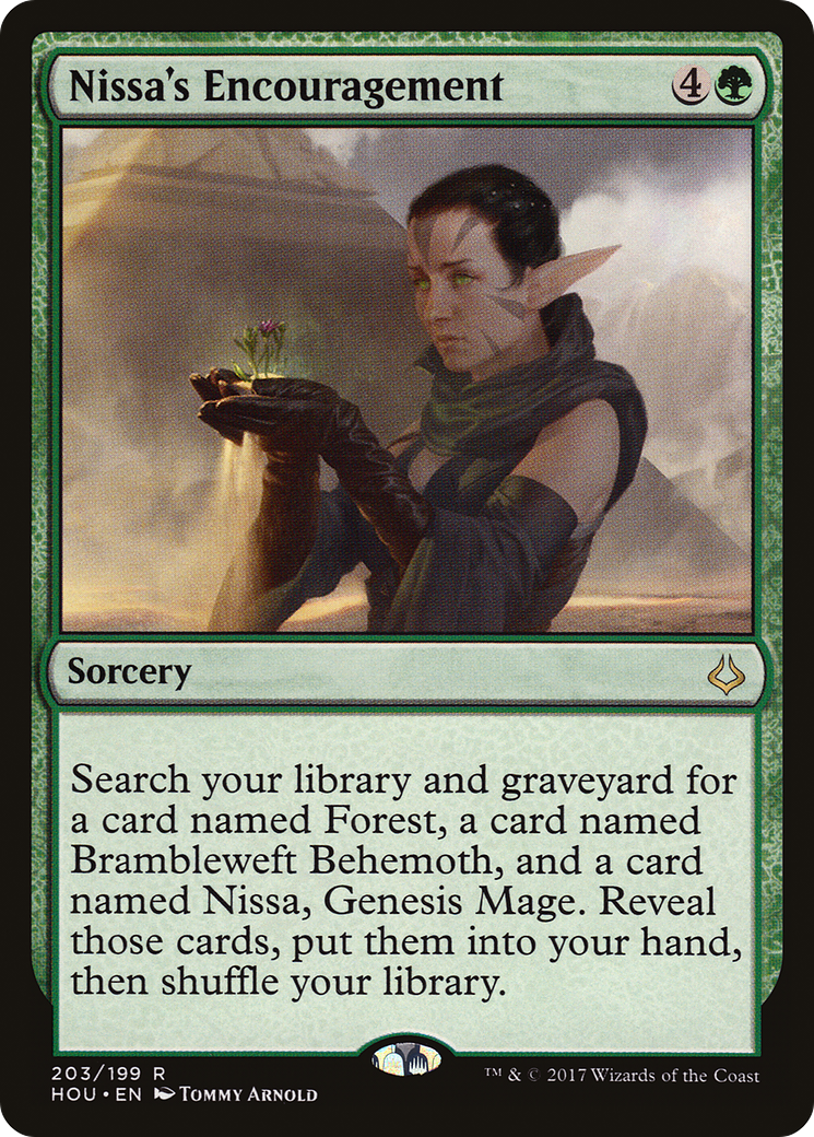 Nissa's Encouragement [HOU-203]