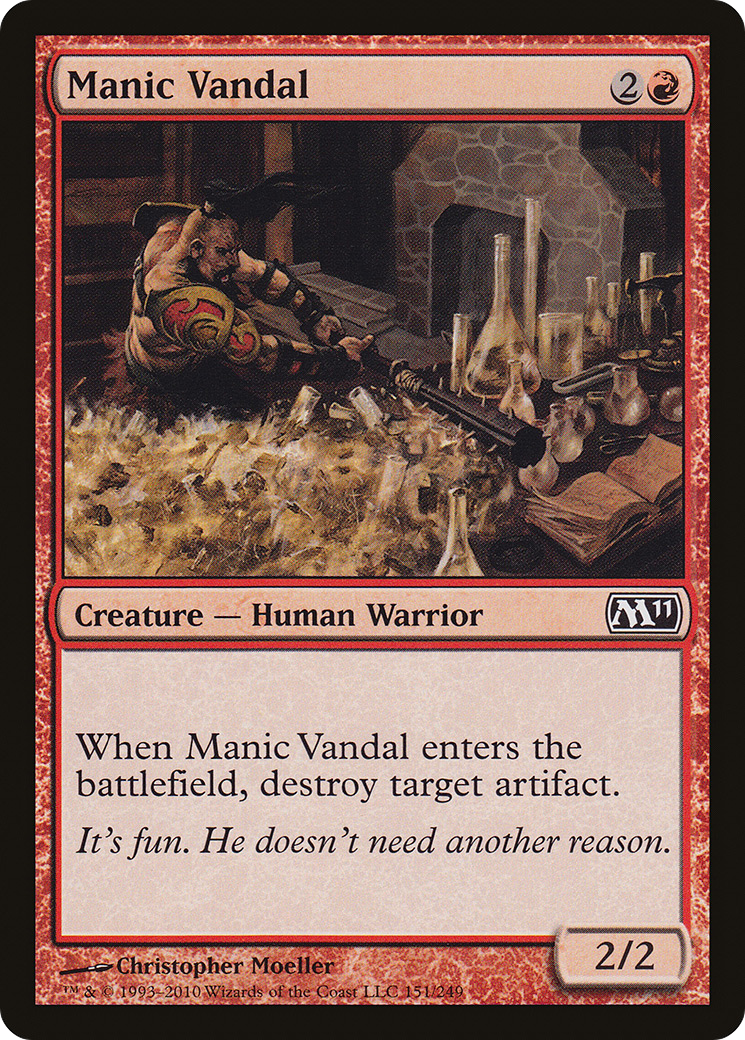 Vandale maniaque [M11-151]