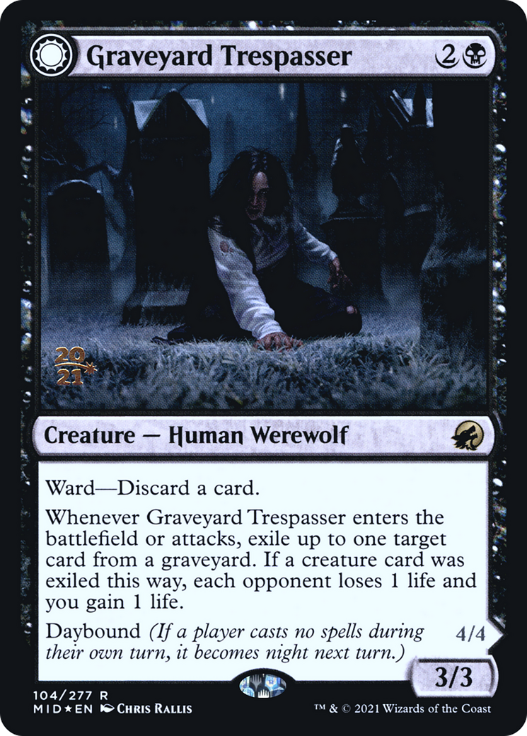 Graveyard Trespasser // Graveyard Glutton - Prerelease Promo [PMID-104s]