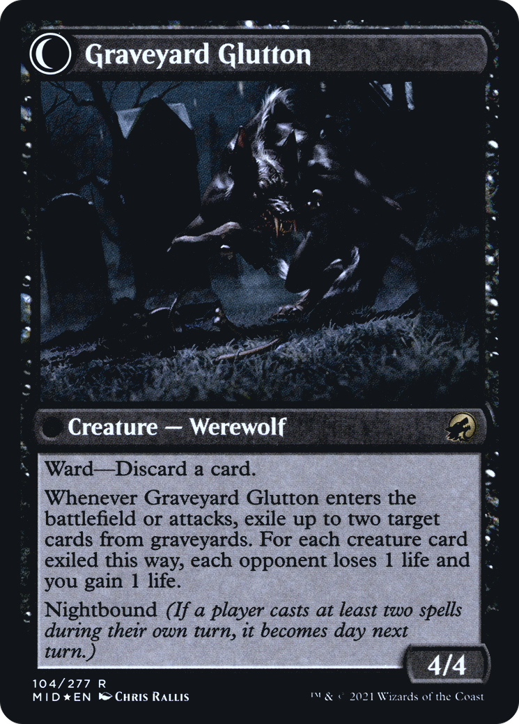 Graveyard Trespasser // Graveyard Glutton - Prerelease Promo [PMID-104s]