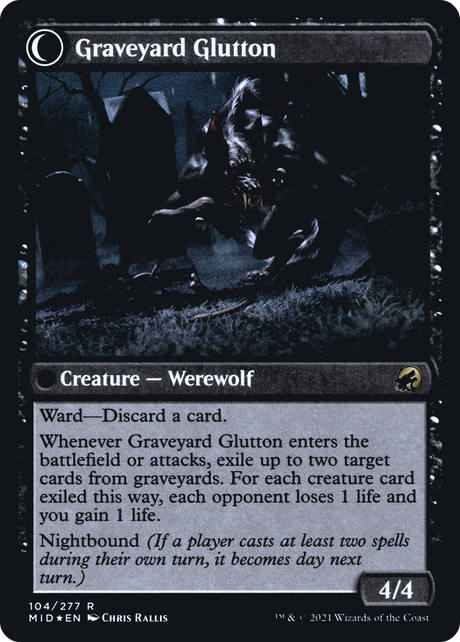 Graveyard Trespasser // Graveyard Glutton - Prerelease Promo [PMID-104s]