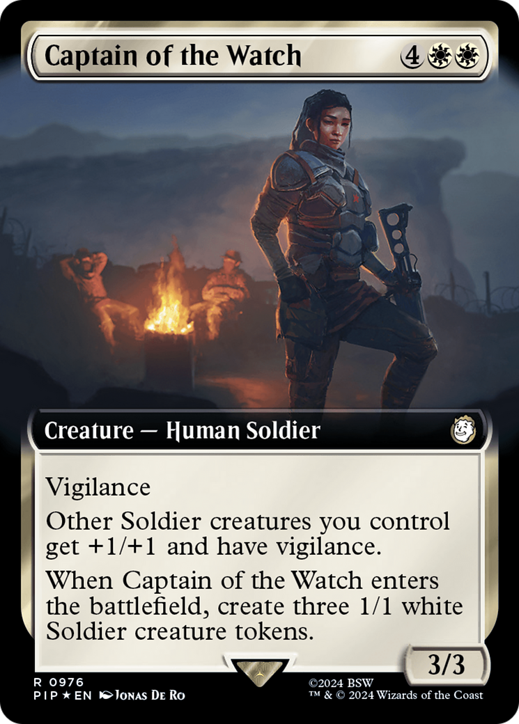 Captain of the Watch - Extended Art - Surge Foil [PIP-976]