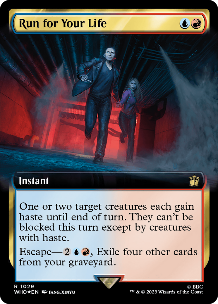 Run for Your Life - Extended Art - Surge Foil [WHO-1029]