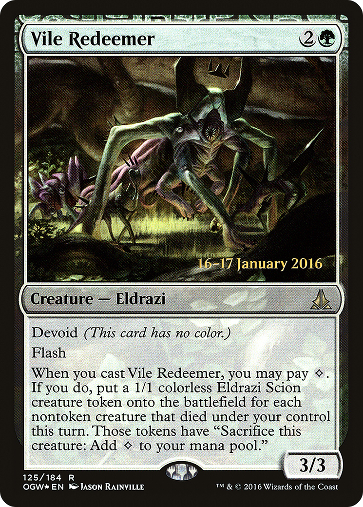 Vile Redeemer - Prerelease Promo [POGW-125s]