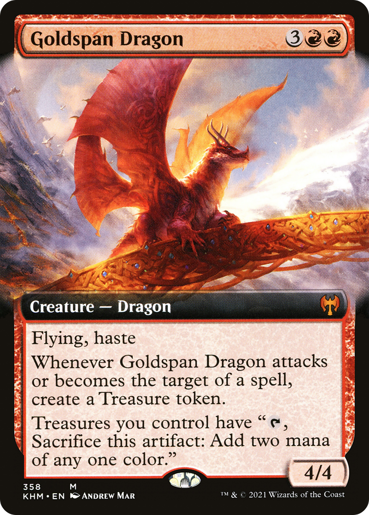 Goldspan Dragon - Extended Art [KHM-358]