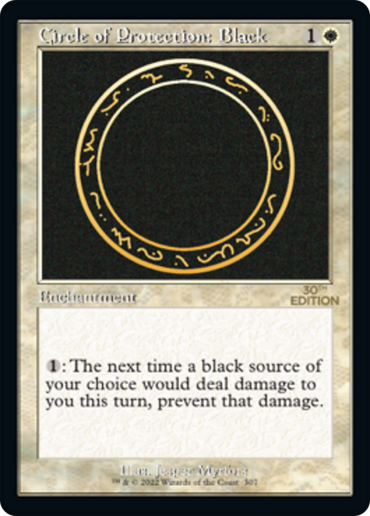 Circle of Protection: Black [30A-307]