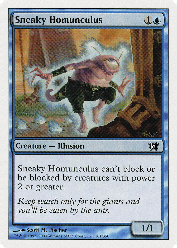 Sneaky Homunculus [8ED-101]