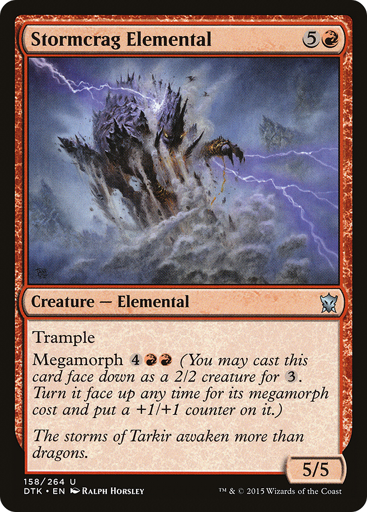 Stormcrag Elemental [DTK-158]