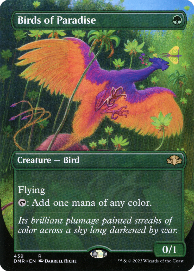 Birds of Paradise - Borderless - Full Art [DMR-439]