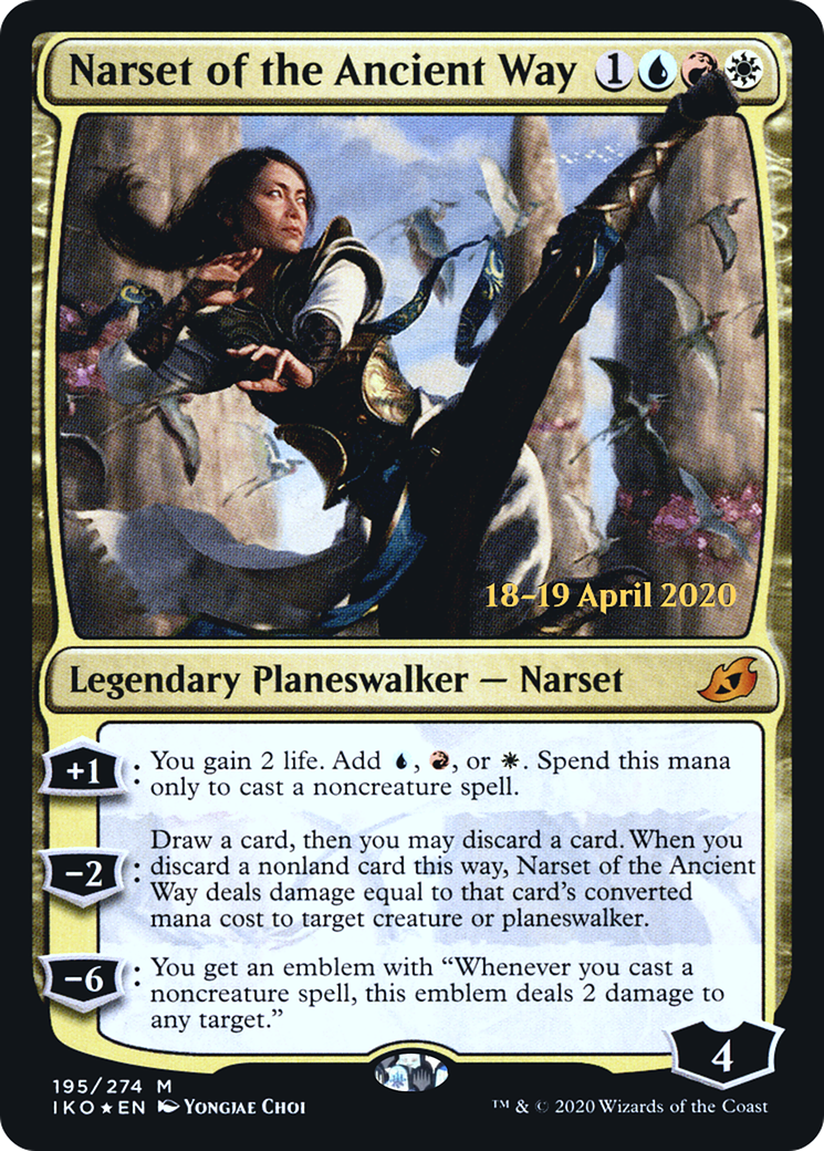 Narset of the Ancient Way - Prerelease Promo [PIKO-195s]