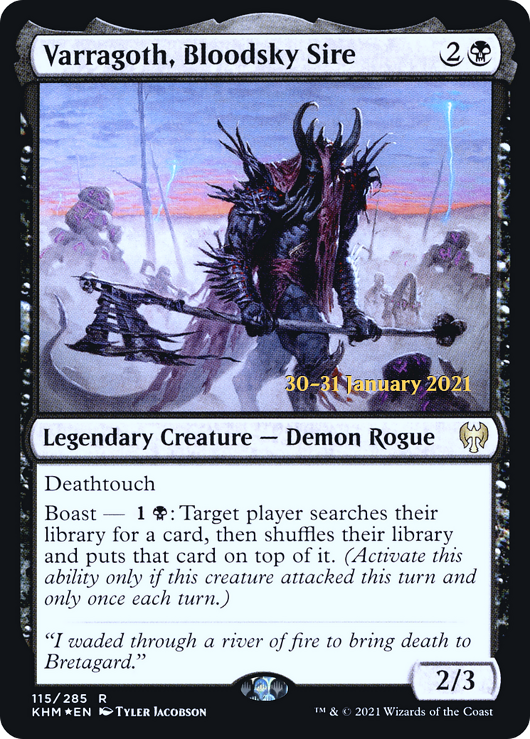 Varragoth, Bloodsky Sire - Prerelease Promo [PKHM-115s]