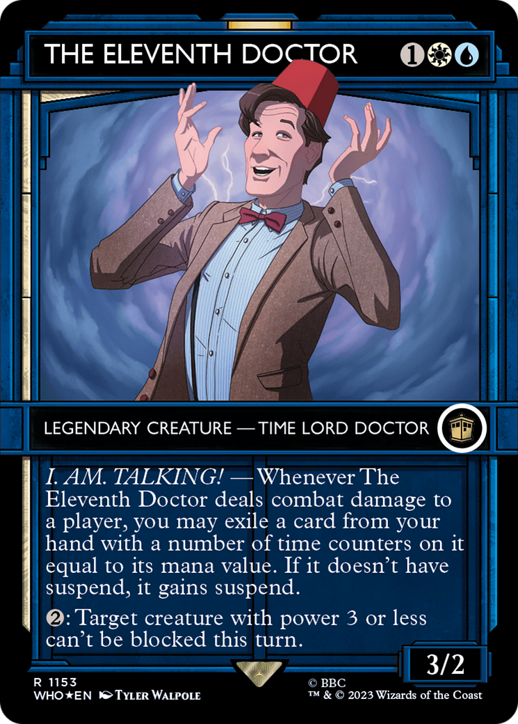 The Eleventh Doctor - Borderless - Showcase - Surge Foil [WHO-1153]