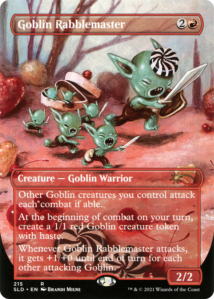 Goblin Rabblemaster - Borderless - Full Art [SLD-215]