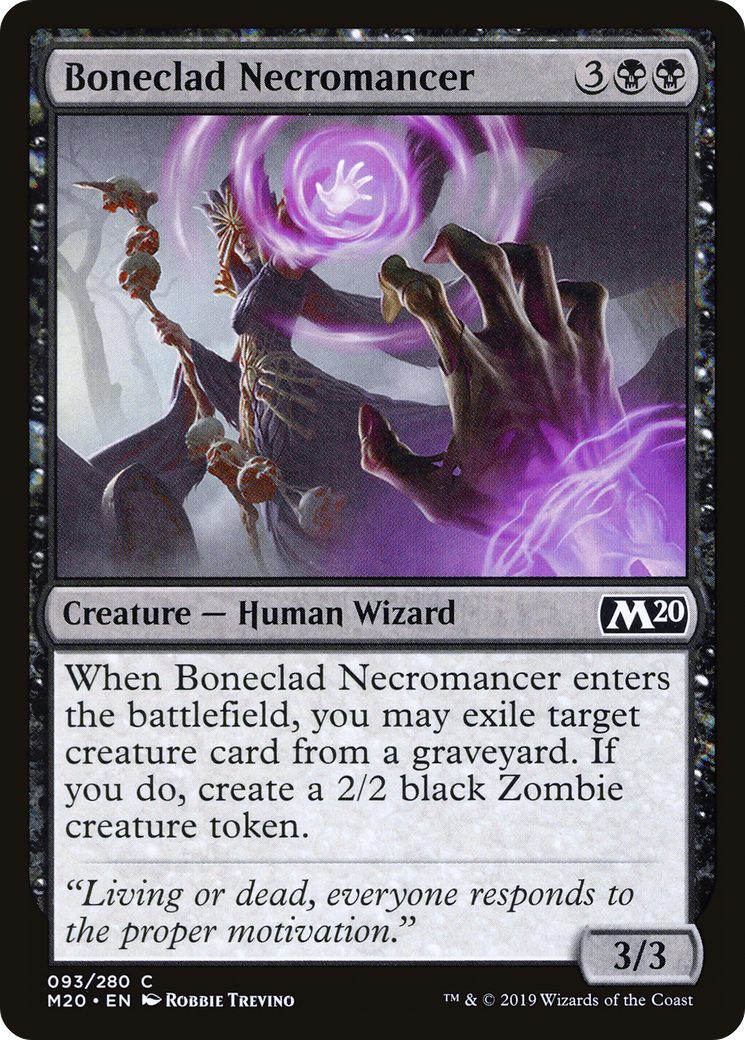 Boneclad Necromancer [M20-93]