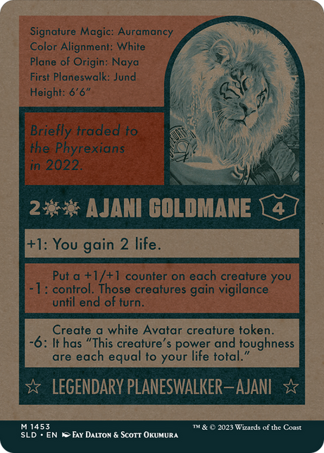 Ajani Goldmane // Ajani Goldmane - Borderless - Full Art [SLD-1453]