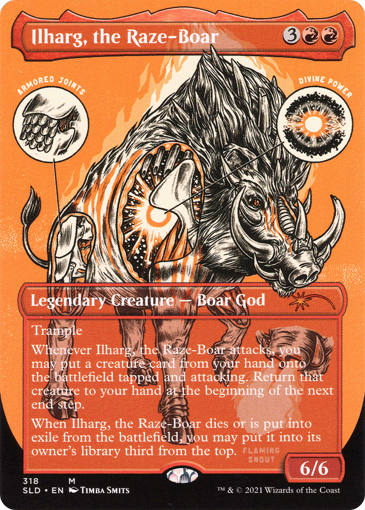 Ilharg, the Raze-Boar - Borderless - Full Art [SLD-318]