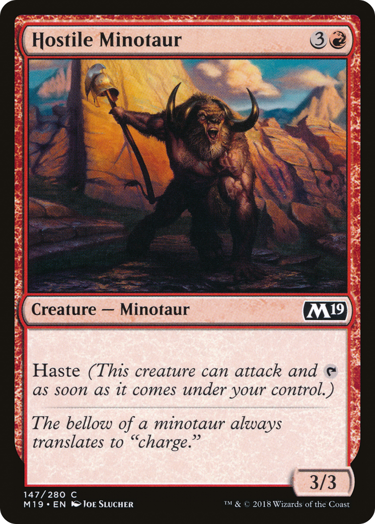 Hostile Minotaur [M19-147]