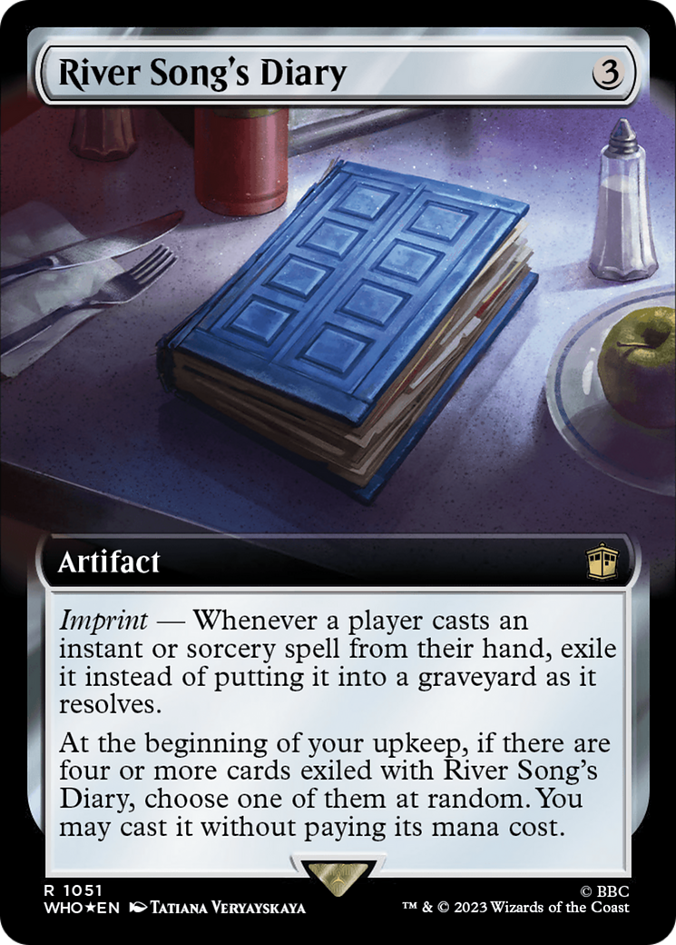 River Song's Diary - Extended Art - Surge Foil [WHO-1051]