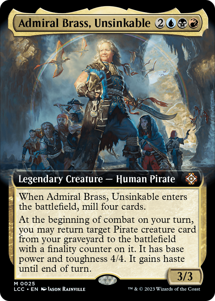 Admiral Brass, Unsinkable - Extended Art [LCC-25]