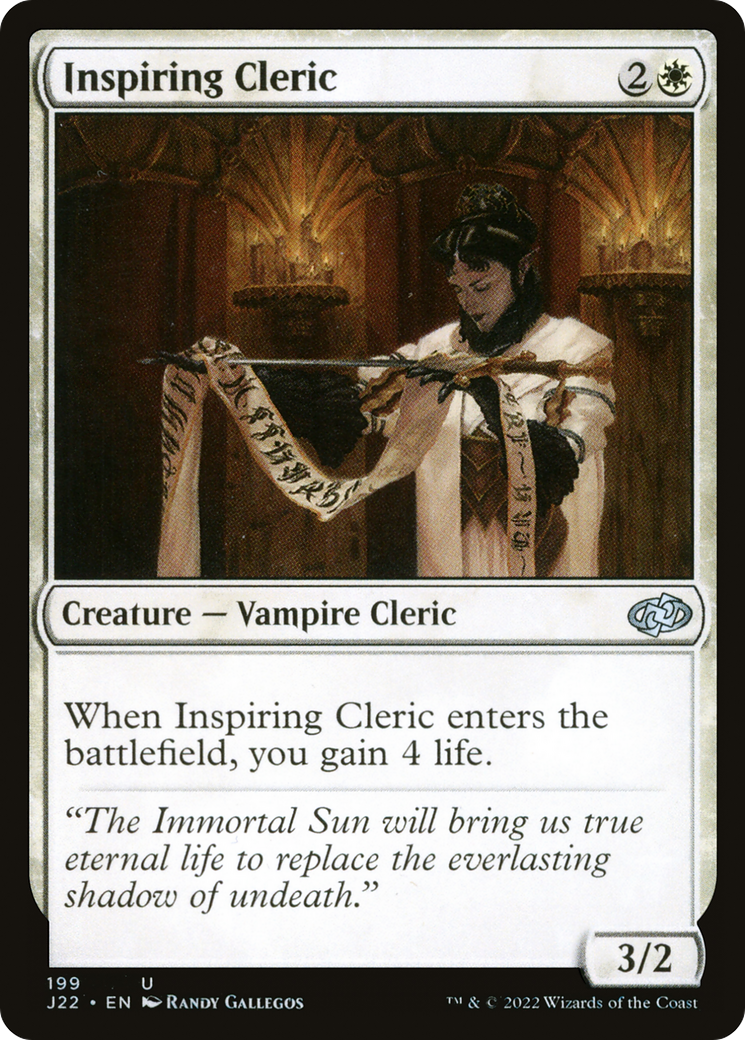 Inspiring Cleric [J22-199]