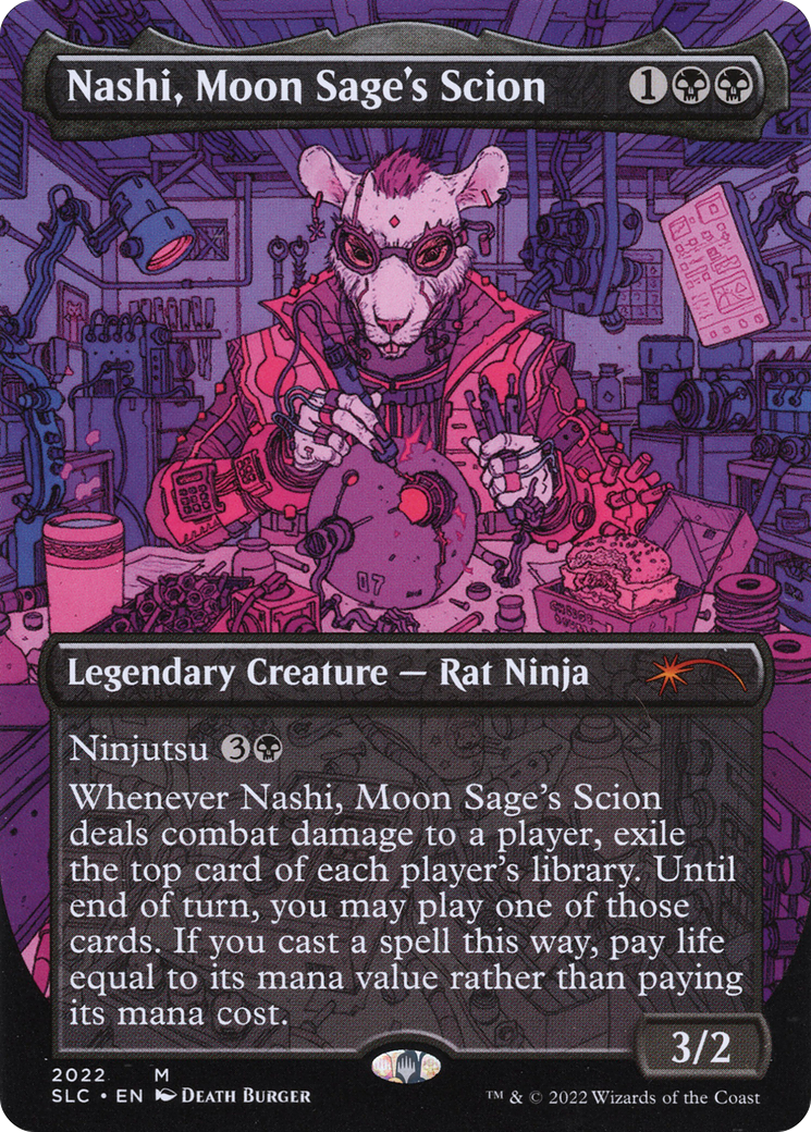 Nashi, Moon Sage's Scion - Borderless - Full Art - Promo [SLC-2022]