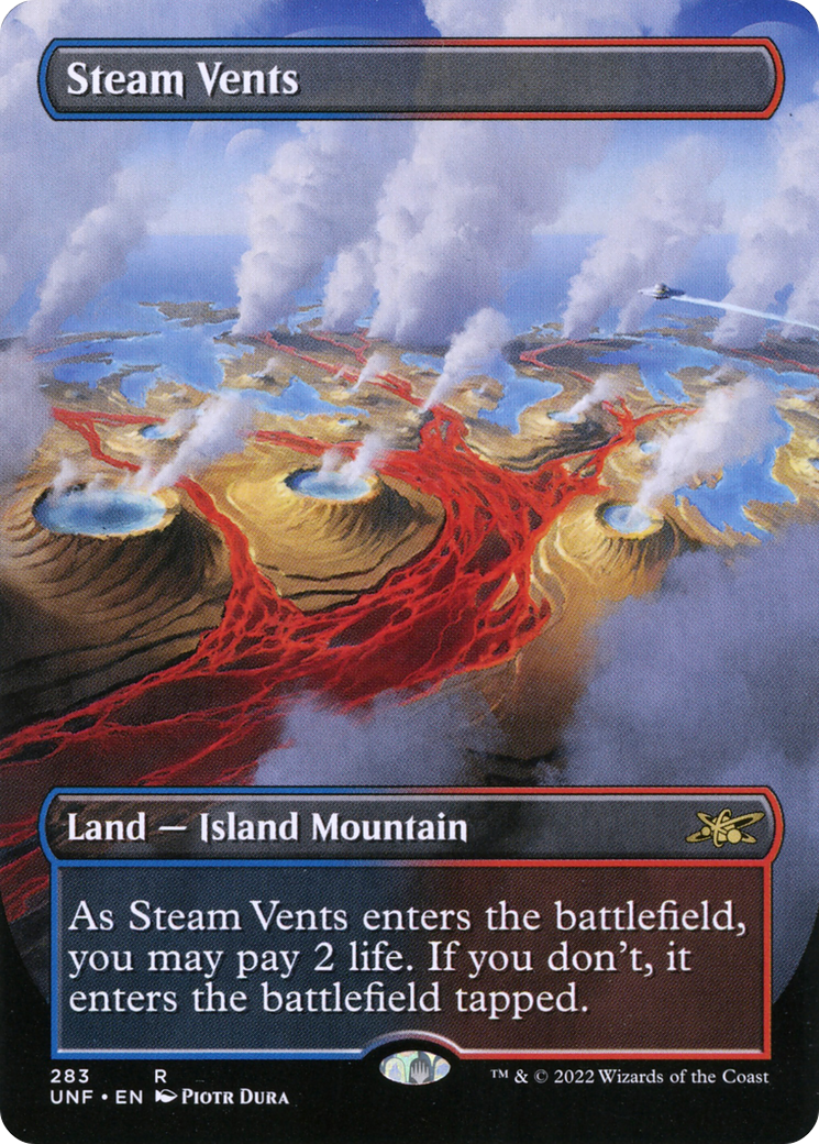 Steam Vents - Borderless - Full Art [UNF-283]