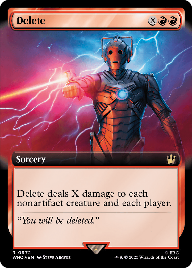 Delete - Extended Art - Surge Foil [WHO-972]