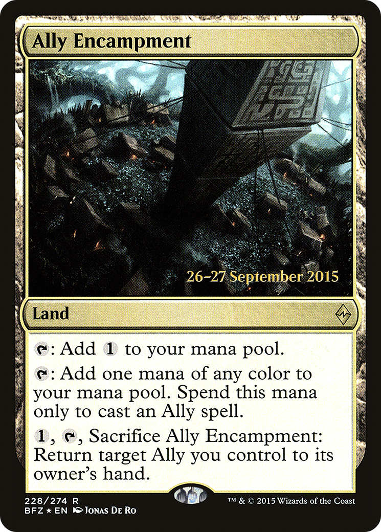 Ally Encampment - Prerelease Promo [PBFZ-228s]