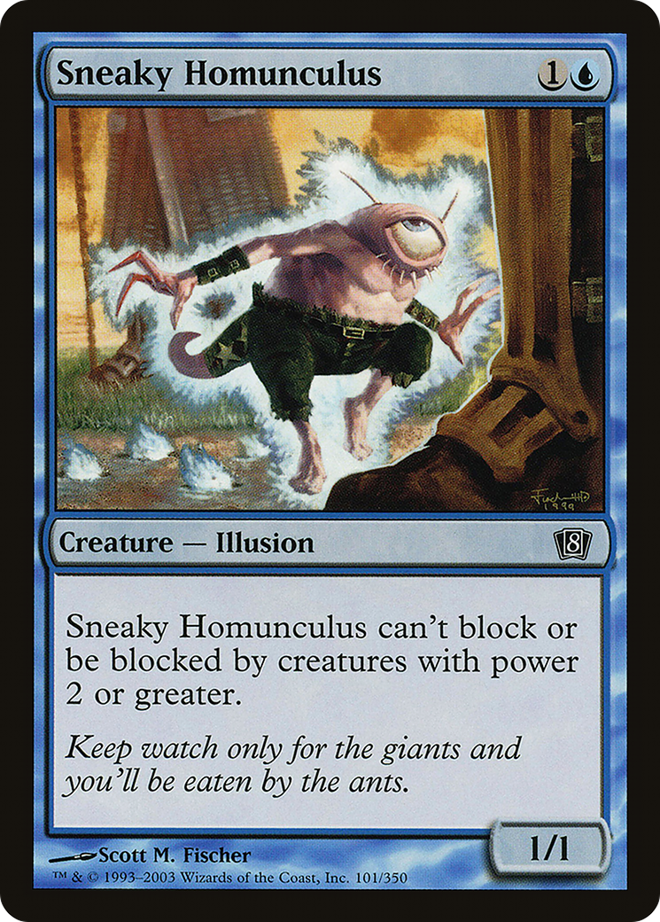 Sneaky Homunculus [8ED-101★]