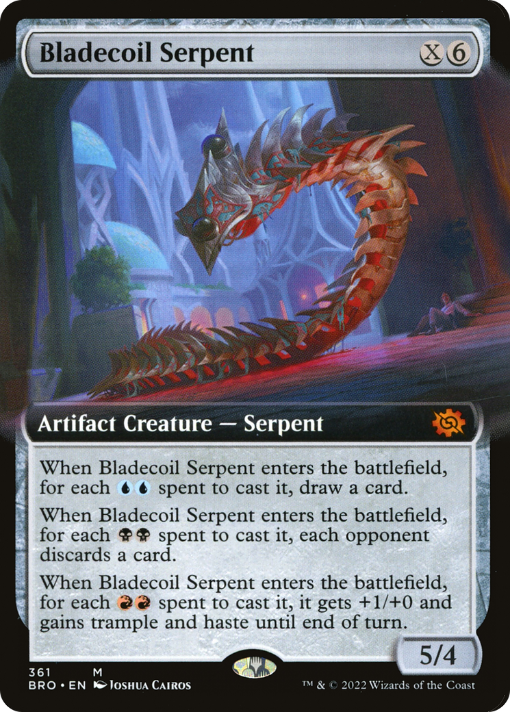 Bladecoil Serpent - Extended Art [BRO-361]