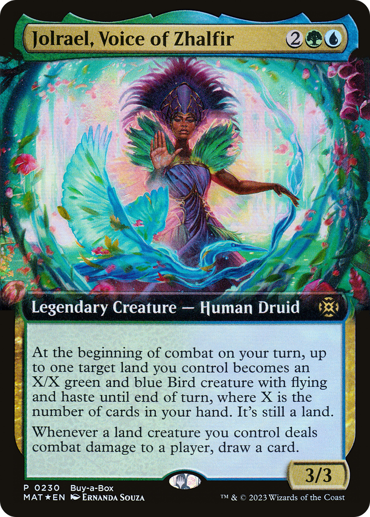 Jolrael, Voice of Zhalfir - Extended Art - Buy-a-Box Promo [MAT-230]