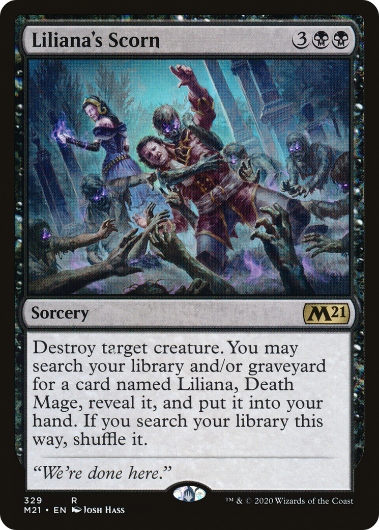 Liliana's Scorn [M21-329]