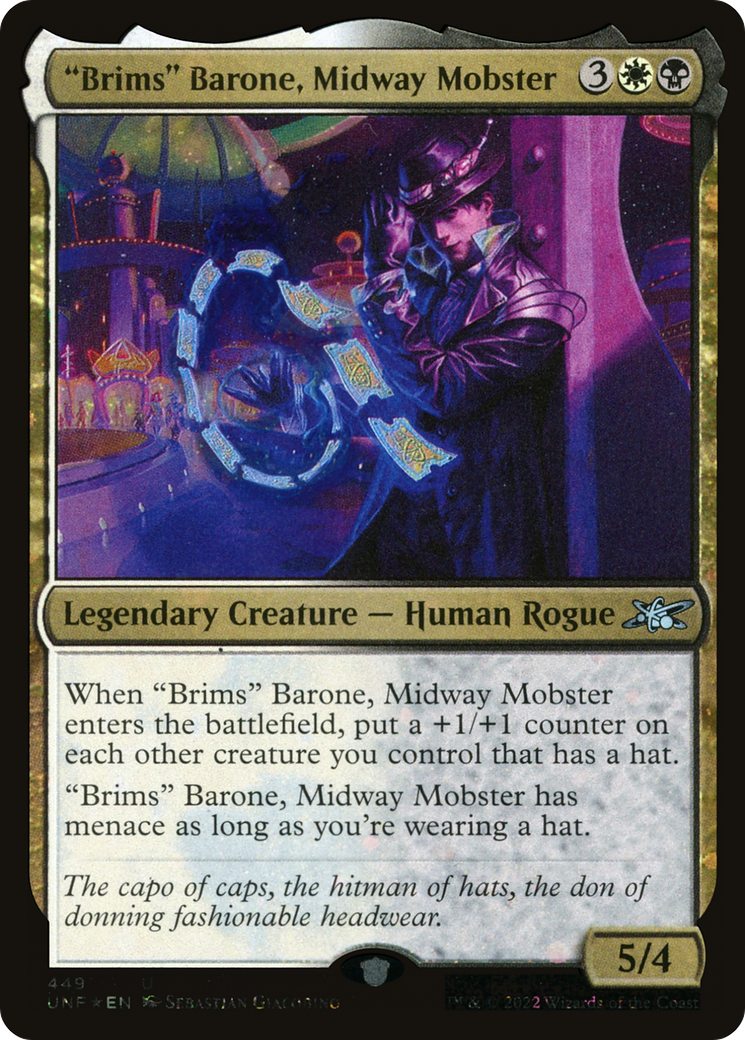 "Brims" Barone, Midway Mobster - Galaxy Foil [UNF-449]