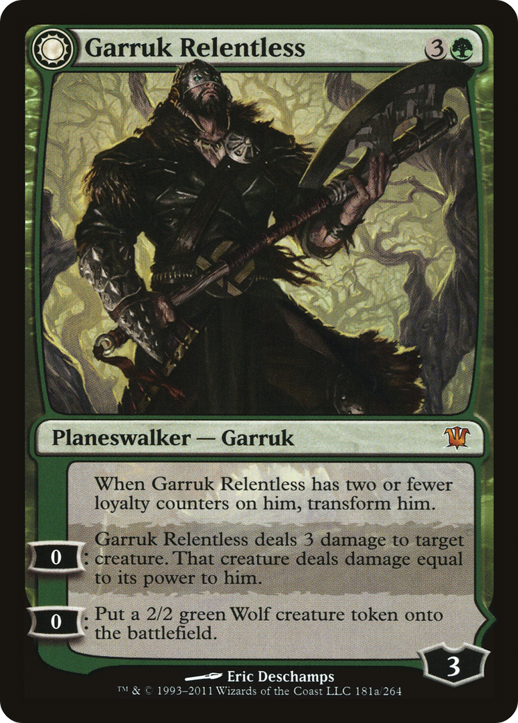 Garruk Relentless // Garruk, the Veil-Cursed [ISD-181]