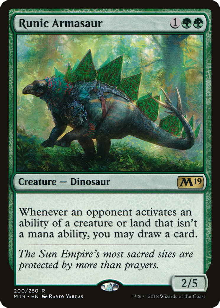 Runic Armasaur [M19-200]