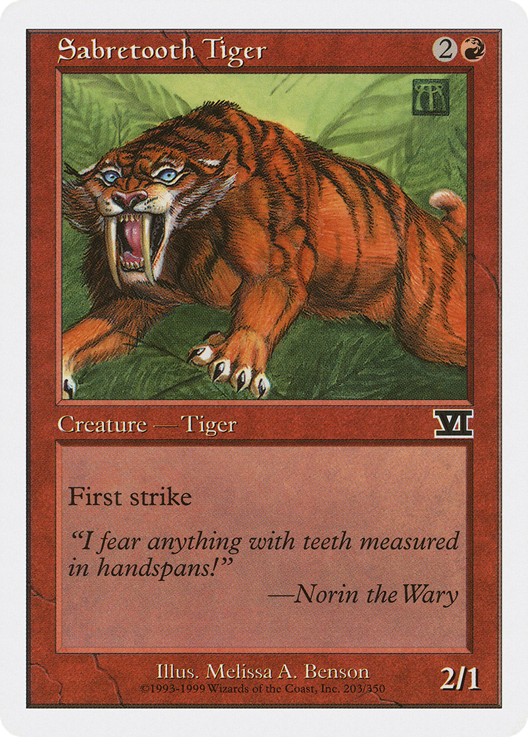 Sabretooth Tiger [6ED-203]