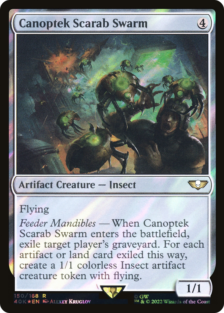 Canoptek Scarab Swarm - Surge Foil [40K-150★]